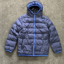 Under Armour boys blue puffer school coat jacket 12-13 years gwc