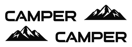 Camper decals stickers - camper,