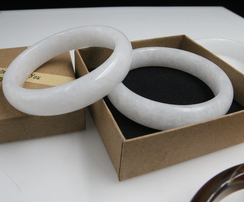Pair genuine really white jade - pair,