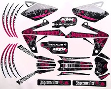 Rieju MRT 50 125 2009 - 2021 Pink Hunter Edition Decor Decal Kit Sticker Verk