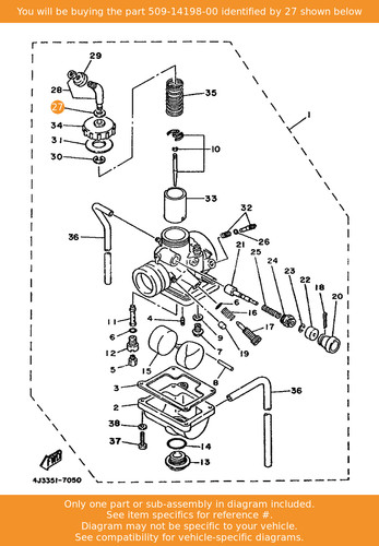 Yamaha gasket 509 14198 - yamaha, gasket,