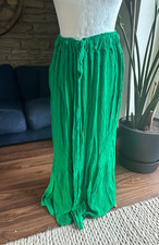 Emerald green viscose crepe