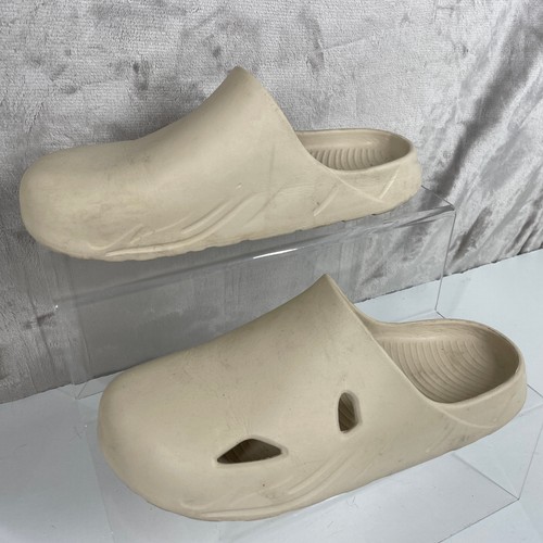 Beige foam clogs - foam,