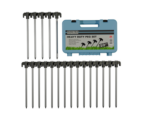 20pc pegs heavy duty - duty, camping