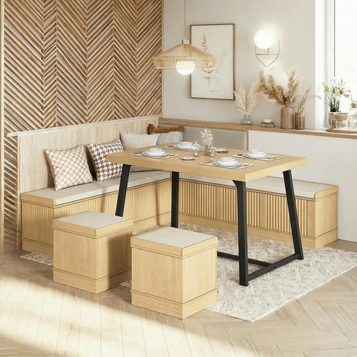 Corner dining table - table, 43