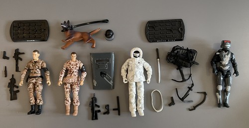 Joe action force figures - gi, joe/action