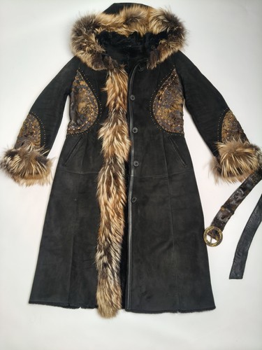 Vtg real sheepskin shearling