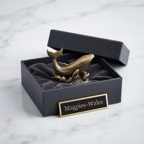 Stunning brass orca - orca, killer