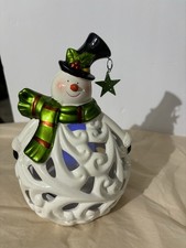 SNOWMAN Flameless Candle