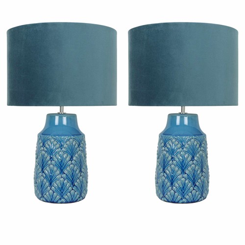 Set stylish teal ceramic - of,