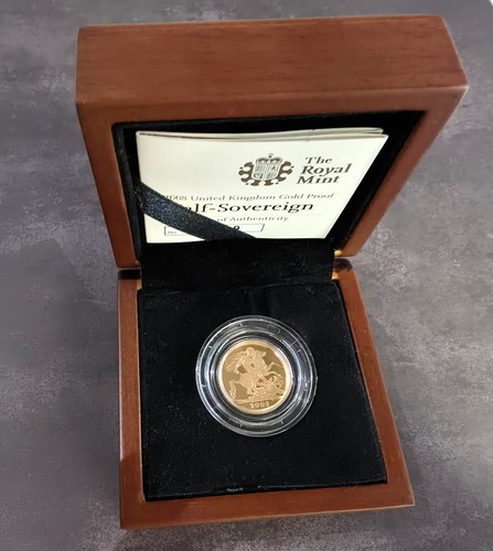 2008 gold proof - gold, half