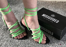 Missguided Neon Green / Yellow Heels Size 5