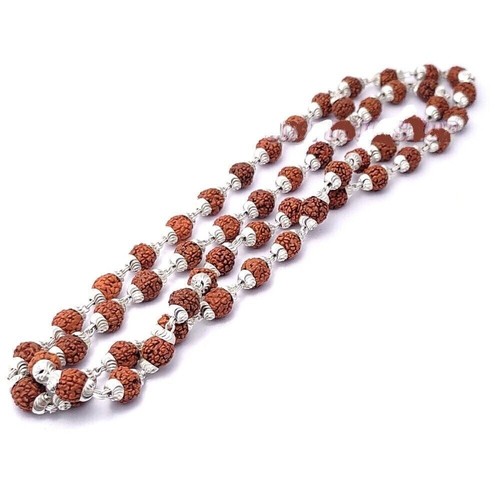 Five face rudraksha mala with - five,