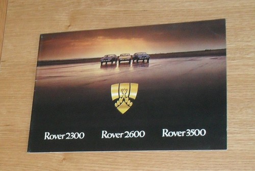 Rover sd1 brochure - brochure, 2600