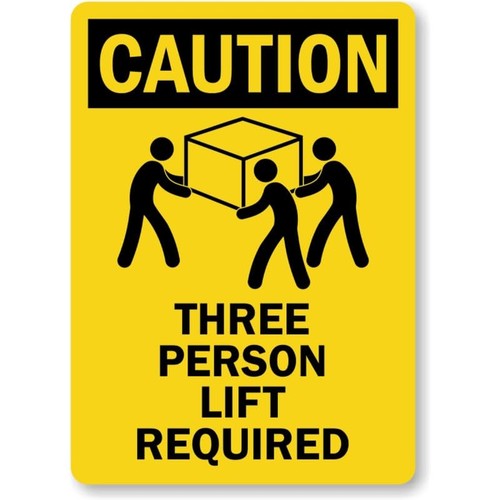 Three person lift - person, required