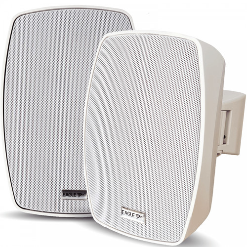 Pair white wall speakers - of,