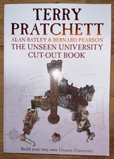 The Unseen University Cut-Out Book Terry Pratchett & signed Pearson Alan Batley