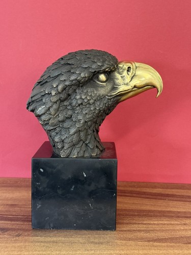 Bronze eagle head - bronze,