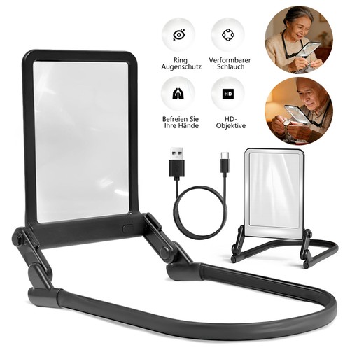 Hands free book magnifier - book, with