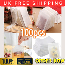 100PCS Empty Tea Bags String
