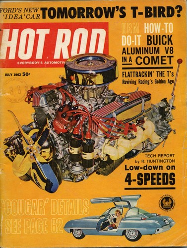 Vintage hot rod magazine - magazine, july