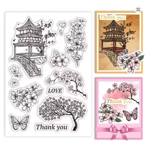 Japanese garden clear silicone - japanese,