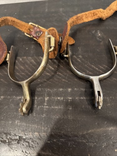 Vintage leather strap metal - leather,