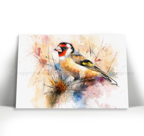 Goldfinch art framed - goldfinch,