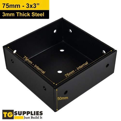 Heavy duty black bolt down - heavy,