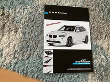 BMW X1 AC SCHNITZER SALES SHEET. 2010