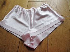 VINTAGE  MARKS & SPENCER POLYESTER FRENCH KNICKERS PANTIES PINK SZ 12