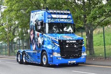Truck Photo A4 Professional Colour Print BILLY CONNOLLY SCANIA T CAB V81LLY