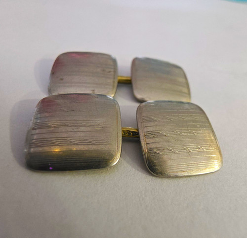 Art deco engraved platinum - art,