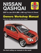 Nissan Qashqai Petrol & Diesel (2007-2014) Haynes Repair Manual