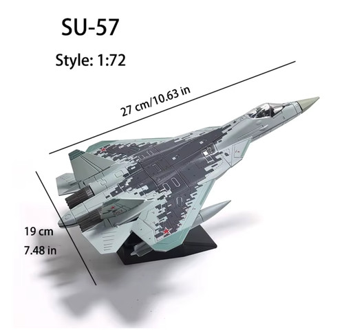 Sukhoi 57 fighter jet - 1:72, su-57