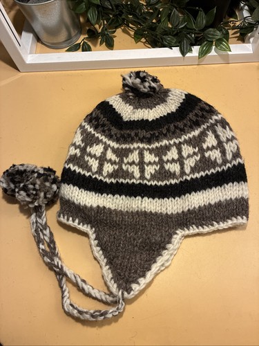 Wool hat chullo beanie - wool,