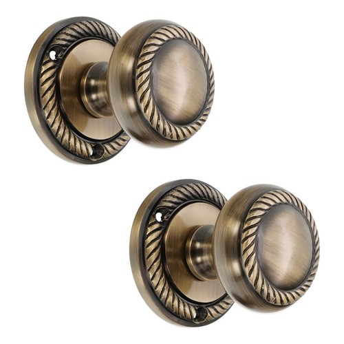 Door knobs pair - door, solid