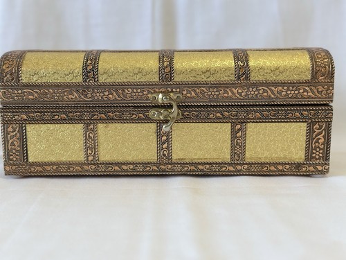 Indian vintage gold - indian, embossed