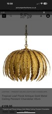 Gold Palm Leaves light -