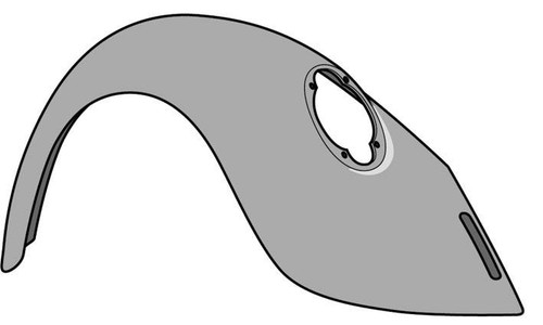 Wing rear left - left, vw