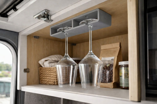 Campervan wine glass holder - wine,