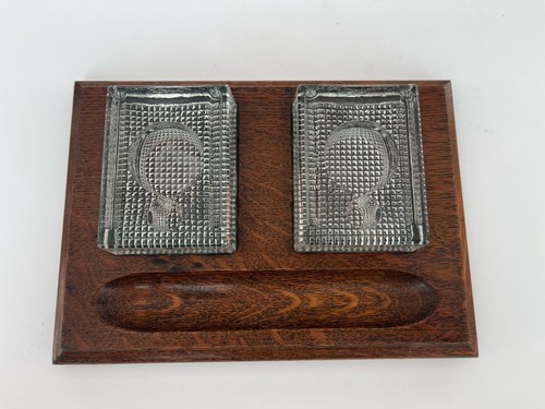Antique oak double glass - oak,