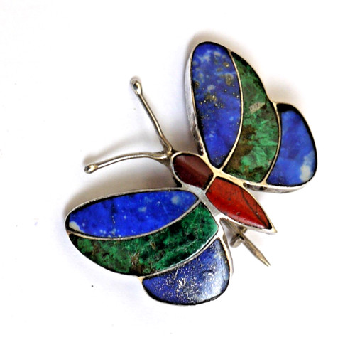 Vintage gemstone butterfly