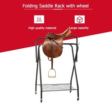Foldable saddle rack stand - saddle,
