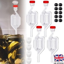 4 Pcs Twin Bubble Airlock Set