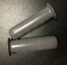 Hand grips rubber grey for