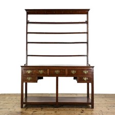 Antique Early 19th Century Welsh Oak Dresser (M-5619)