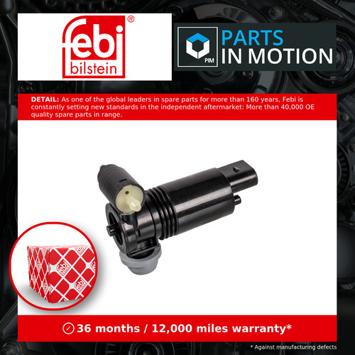Washer pump fits - fits, rover