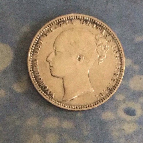 Victorian shilling 1868 - victorian,
