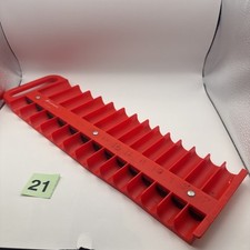 Snap On Tools MR3828 RED Magnetic Socket Tray 3/8 Drive Deep Shallow Metric SAE